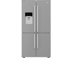 Beko GN1426234ZDXN amerikaanse koelkast Vrijstaand 565 l F Roestvrijstaal