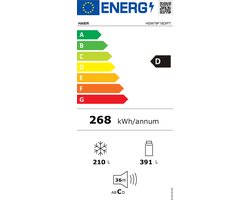 Haier - HSW79F18DIPT - Amerikaanse koelkast