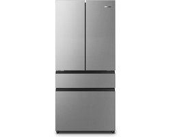 Hisense RF540N4SBI2 - Amerikaanse koelkast - RVS - French door - Inhoud 302 liter - SuperCool - MetalCooling