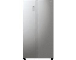 Hisense RS711N4ACE - Amerikaanse koelkast - Energielabel E - 550L - No-Frost - Freezer Convert - Fast Freeze - RVS - 38dB - LED-display.