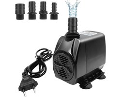 35W Aquariumpomp 2500L/H - Vijverpomp en Fonteinpomp met 3 Sproeiers voor Aquarium en Tuin