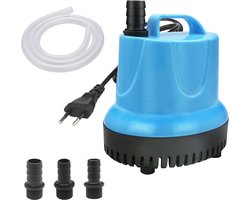 Kleine Dompelpomp 20W - Ultra Stille Waterpomp voor Aquarium, Vijver en Tuin - Inclusief Sproeiers en Slang