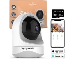 1080P Huisdiercamera met App - 360° Honden Camera - Hondencamera - Huisdier / Pet Cam - Voor Hond / Dog / Kat / Huisdieren