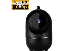 1080p Huisdiercamera met App - Zwart - Beveiligingscamera - Hondencamera - Huisdiercamera - Huisdier - Security camera - Bewakingscamera voor binnen - Indoor camera / Petcam - Voor Hond / Dog / Kat / Huisdieren - Beveiligingscamera's - met app