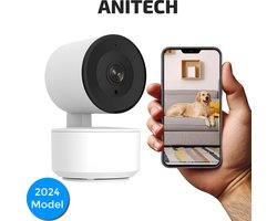 Anitech Huisdiercamera - Hondencamera - Huisdiercamera met App - Indoor Camera - Camera in Huis - Nederlandse Handleiding