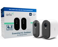 Arlo Essential 2K XL draadloze beveiligingscamera voor buiten - 2 IP-Camera's