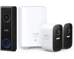 Eufy 2K Video Deurbel + EufyCam 2C set- Bundel