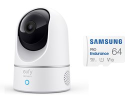 Eufy by Anker 2K Indoor Camera + SAMSUNG MicroSDXC 64GB PRO - Bundel