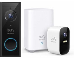 Eufy by Anker Video Deurbel + EufyCam 2C - Inclusief HomeBase 2 - Bundel