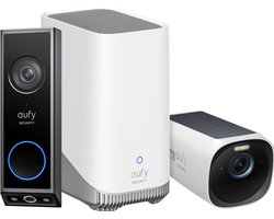 Eufy Eufycam 3 + Video Doorbell E340 + HomeBase 3 - Bundelvoordeel