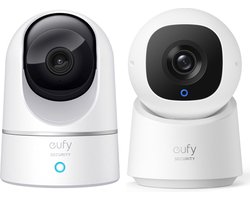 Eufy Pan & Tilt 2K Indoor + C220 met 2K resolutie en 360° PTZ Beveiligingscamera voor binnen