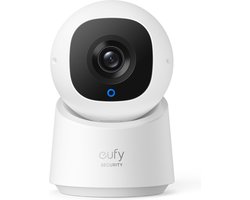 eufy Security C210 Binnencamera – Indoorcam - 1080p HD-resolutie, 360° pan en tilt, AI-gebaseerde bewegings- en persoonsdetectie, compatibel met Alexa en Google Assistant