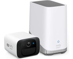 eufy Security SoloCam C210 Wireless Outdoor Camera, 2K Resolution + HomeBase 3 S380 - Centraal Beveiligingsmanagement