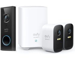 Eufy Video Deurbel + EufyCam 2C set- Bundel