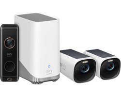 eufyCam 3 Set met 2 camera's + Eufy Doorbell Dual Camera - Bundelvoordeel