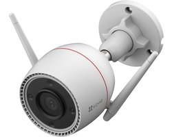 Ezviz H3C Beveiligingscamera - Buitencamera - Wifi - 2K - Nachtzicht 30m - IP67 - 2weg audio - SD Kaart Opslag - AI-aangedreven vormdetectie van mensen en voertuigen - Wit