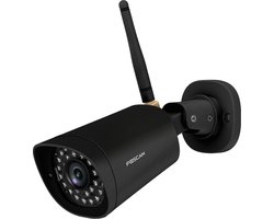 Foscam FI9912P Beveiligingscamera's - Full HD - 2MP - Nachtzicht 20 m - Werkt met Amazon Alexa en Google Assistant - Zwart