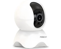 Foscam X5 - Beveiligingscamera's - 5 MP - Pan&tilt - Binnencamera - Babyfoon - Persoonsdetectie - Wit