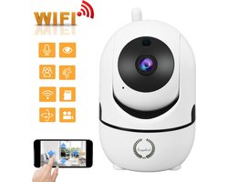 Fuegobird Indoor IP Camera - 1080P - Beveiligingscamera - Huisdiercamera - Baby camera - Compatibel met 2.4G/5G WIFI - Werkt met app - Wit