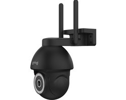 Gologi Superior Outdoorcamera 2 - Buiten camera met nachtzicht - Beveiligingscamera - Security camera - Muur & Dakbevestiging - 4MP - Met wifi en app - Zwart