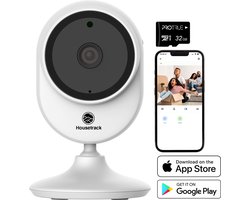 Housetrack Bewakingscamera 1080P - IP Beveiligingscamera met App - Wifi Security Camera - Smart Home - Camera Beveiliging Binnen