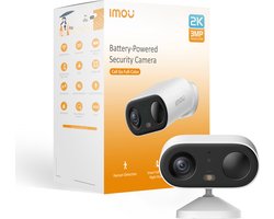 Imou Cell Go Full Color - Beveiligingscamera - 2K Draadloos Bewakingscamera Voor Buiten - 5000 mAH Accu - Eenvoudige Installatie - AI-Persoonsdetectie - Met Opslag - Smart Full Color Night Vision - IP65 Weerbestendig - Compatibel Met Zonnepaneel