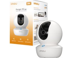 Imou Ranger RC -Babyfoon Met 3K Camera Met App - Panoramisch Draaien En Kantelen Voor Volledige 355° Dekking - Direct In Contact Met Familieleden Met één Druk Op De Fysieke Knop Van De Camera