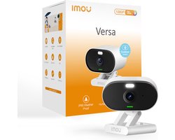 Imou Versa - Beveiligingscamera - Geschikt Voor Binnen En Buiten (IP65) - Snelle en Eenvoudige montage - Persoonsdetectie - tweeweg gesprek- Kleuren nachtzicht - Ingebouwde spotlight - 110dB sirene - Compact & Flexibel - Baby monitor - 114° zicht