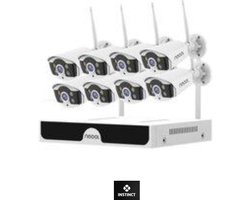 Instinct® Beveiligingscamera - set met 8 Cameras Outdoor Buiten - Home Security Camera Systeem - Wifi Camera Set - Beveiligingscamera - 8 Camera’s - Nachtzicht - Motion Detector