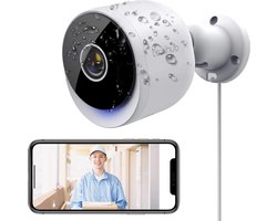 Laxihub O2 WiFi Beveiligingscamera 3MP - Buitencamera - Ultra HD 2K - Nachtvisie - AI Bewegingsdetectie - Alexa & Google - Zonedetectie