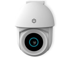 Nedis SmartLife Camera voor Buiten - Wi-Fi - Spotlight - 3MP Full HD 1296p - Pan tilt - IP65 - Cloud Opslag (optioneel) / microSD (niet inbegrepen) / Onvif - 5 V DC - Met bewegingssensor - Nachtzicht - Wit