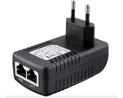 PoE adapter & injector 48V 0.5a - Ip-camera - VOIP toestellen - WIFI acces points