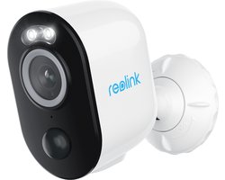 Reolink 2K 5MP beveiligingscamera buiten op batterij, Draadloos wifi, Detectie van personen/voertuigen, Nachtzicht in kleur, 5/2,4 GHz Wi-Fi