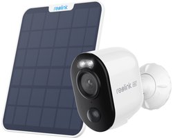 Reolink 4K camerabewaking buiten op batterij met zonnepaneel, Draadloos wifi, Nachtzicht in kleur, Detectie van personen/voertuigen/dieren