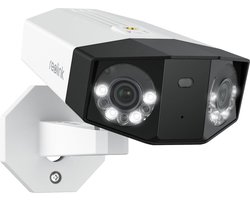 Reolink P750 16MP UHD Dual-Lens Camera - Beveiliginscamera 180° Zicht, Nachtzicht in Kleur, Bewegingsdetectie, 2-weg audio Duo 3 PoE