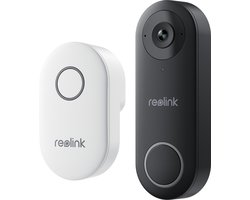 Reolink videodeurbel met bel - Slimme WiFi-videodeurbel - 5 MP - 2,4/5GHz dual-band wifi - Persoonsdetectie - tweewegaudio