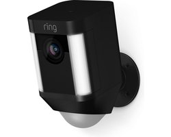 Ring Spotlight Cam Batterij - Beveiligingscamera - Zwart