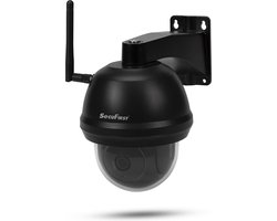 SecuFirst CAM214Z Dome Camera zwart - IP Camera draai- en kantelbaar voor buiten - FHD 1080P