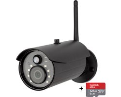 SecuFirst CAM222 IP camera bewakingscamera voor buiten – 15 meter nachtzicht – FHD 1080P - Incl 128GB micro sd kaart