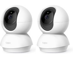 TP-Link Tapo C200P2 - Beveiligingscamera voor Binnen - 1080P Pan / Tilt Home Security Wi-Fi - Wit