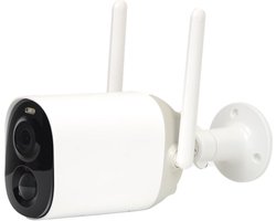 VicoHome CG7 volledig draadloos 3 megapixel WiFi accu camera voor buiten met IR nachtzicht, wit licht, PIR, microSD en 2-weg audio - Beveiligingscamera camera bewakingscamera camerabewaking veiligheidscamera beveiliging