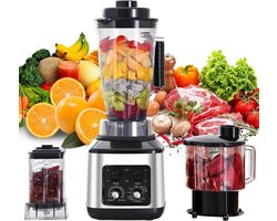 3 in 1 Power Blender - Juice Mixer - Keukenblender - Smoothie Maker - 9500W - 3L+1.5L+0.5L