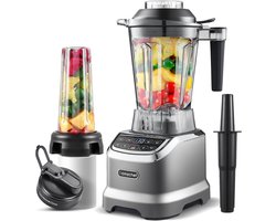 Amzchef Power Blender – 2000 Watt – 1.8L – Krachtige Smoothie Maker – Ice Crusher – 6 RVS Messen - Inclusief Gratis 600ml Draagbare Fles