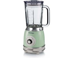 Ariete 0583/04 | Vintage Blender | 1100 Watt | glazen kan | 1,5 liter inhoud | Ice crush | Groen