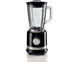 Ariete 0585/02 Blender - 1.5 liter - 1000 W - glazen kan - RVS - pulse functie - ice crusher - zwart