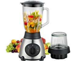 Ariko Elta 2-in-1 blender - 500 watt - RVS messen - Inclusief Grinder - Pulser