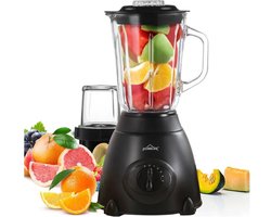 Blender - Homelux - Smoothie maker - Mixer - 1.5L - 350W - 5 Standen - Smoothie - 2Mix bekers