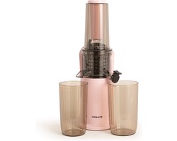 CREATE - Blender met langzame extractie 150W - Roze- Reverse-functie - Compact formaat - JUICER SLOW MINI