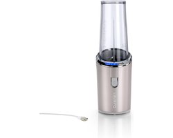 Cuisinart Cordless Blender RPB100E - Draadloze Blender To Go - Tot 8 Smoothies draadloos - 450ml - Inclusief drinkdeksel - Frosted Pearl