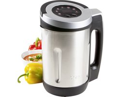 DOMO DO716BL Soepmaker – 2,2L – 7 programma’s – Blender – RVS – Zwart